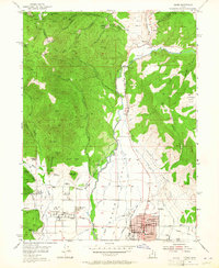 Download a high-resolution, GPS-compatible USGS topo map for Heber, UT (1964 edition)