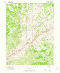 Download a high-resolution, GPS-compatible USGS topo map for Heiners Creek, UT (1966 edition)