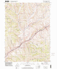 Download a high-resolution, GPS-compatible USGS topo map for Heiners Creek, UT (2001 edition)