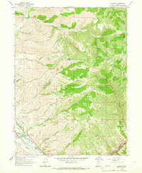 Download a high-resolution, GPS-compatible USGS topo map for Henefer, UT (1966 edition)