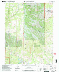 preview thumbnail of historical topo map of Emery County, UT in 2001