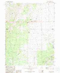 Download a high-resolution, GPS-compatible USGS topo map for High Rock, UT (1989 edition)