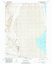 Download a high-resolution, GPS-compatible USGS topo map for Hogup Ridge North, UT (1991 edition)