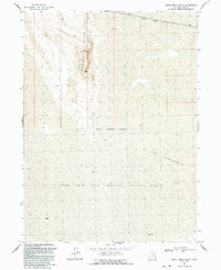 Download a high-resolution, GPS-compatible USGS topo map for Hogup Ridge South, UT (1991 edition)