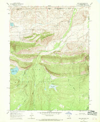 Download a high-resolution, GPS-compatible USGS topo map for Hoop Lake, UT (1969 edition)