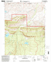Download a high-resolution, GPS-compatible USGS topo map for Hoop Lake, UT (2000 edition)