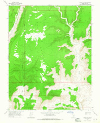 Download a high-resolution, GPS-compatible USGS topo map for Horse Flat, UT (1965 edition)
