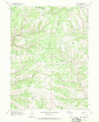 Download a high-resolution, GPS-compatible USGS topo map for Horse Ridge, UT (1970 edition)