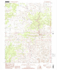 Download a high-resolution, GPS-compatible USGS topo map for Horse Valley, UT (1988 edition)