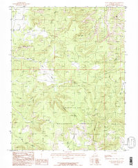 Download a high-resolution, GPS-compatible USGS topo map for House Park Butte, UT (1985 edition)