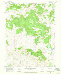 Download a high-resolution, GPS-compatible USGS topo map for Hoy Mountain, UT (1969 edition)