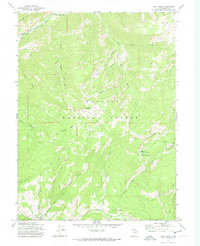 Download a high-resolution, GPS-compatible USGS topo map for Hoyt Peak, UT (1974 edition)