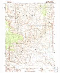 preview thumbnail of historical topo map of Emery County, UT in 1988
