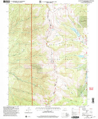 Download a high-resolution, GPS-compatible USGS topo map for Huntington Reservoir, UT (2004 edition)