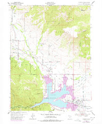 preview thumbnail of historical topo map of Huntsville, UT in 1955