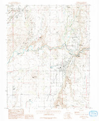 Download a high-resolution, GPS-compatible USGS topo map for Hurricane, UT (1987 edition)