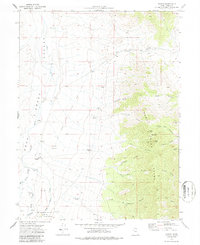 Download a high-resolution, GPS-compatible USGS topo map for Ibapah, UT (1987 edition)
