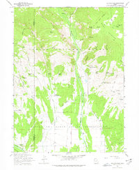 preview thumbnail of historical topo map of Uintah County, UT in 1965