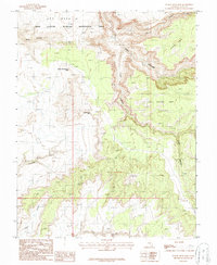 Download a high-resolution, GPS-compatible USGS topo map for Indian Head Pass, UT (1987 edition)