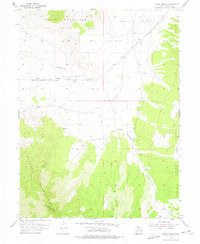 Download a high-resolution, GPS-compatible USGS topo map for Indian Peaks, UT (1977 edition)