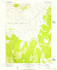 Download a high-resolution, GPS-compatible USGS topo map for Indian Peaks, UT (1956 edition)