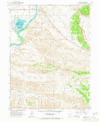 Download a high-resolution, GPS-compatible USGS topo map for Jensen, UT (1967 edition)