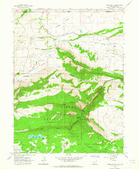 Download a high-resolution, GPS-compatible USGS topo map for Jessen Butte, UT (1965 edition)