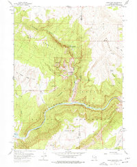 Download a high-resolution, GPS-compatible USGS topo map for Jones Hole, UT (1977 edition)