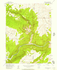 preview thumbnail of historical topo map of Uintah County, UT in 1955