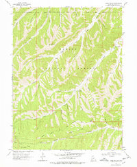 preview thumbnail of historical topo map of Duchesne County, UT in 1968