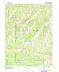 preview thumbnail of historical topo map of Duchesne County, UT in 1968