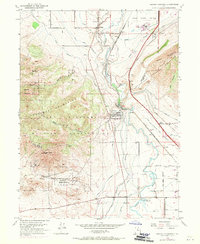 preview thumbnail of historical topo map of Salt Lake County, UT in 1951