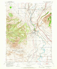 preview thumbnail of historical topo map of Salt Lake County, UT in 1951