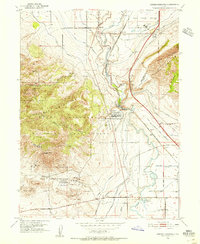 Download a high-resolution, GPS-compatible USGS topo map for Jordan Narrows, UT (1955 edition)
