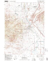 preview thumbnail of historical topo map of Salt Lake County, UT in 1993