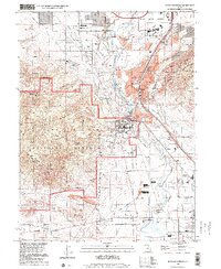 Download a high-resolution, GPS-compatible USGS topo map for Jordan Narrows, UT (2001 edition)
