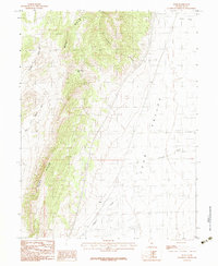 Download a high-resolution, GPS-compatible USGS topo map for Juab, UT (1983 edition)