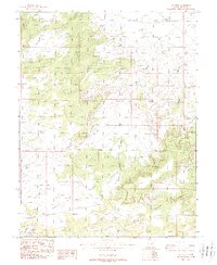 Download a high-resolution, GPS-compatible USGS topo map for Jug Rock, UT (1988 edition)