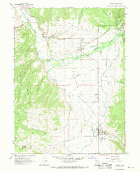 Download a high-resolution, GPS-compatible USGS topo map for Kamas, UT (1969 edition)