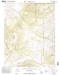 preview thumbnail of historical topo map of Beaver County, UT in 2001