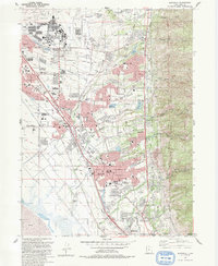 Download a high-resolution, GPS-compatible USGS topo map for Kaysville, UT (1992 edition)