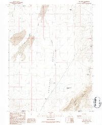 Download a high-resolution, GPS-compatible USGS topo map for Keg Knoll, UT (1987 edition)