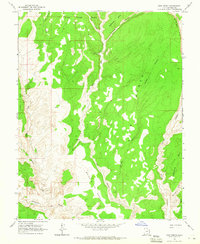 Download a high-resolution, GPS-compatible USGS topo map for King Bench, UT (1965 edition)