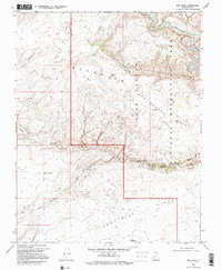 Download a high-resolution, GPS-compatible USGS topo map for King Mesa, UT (1995 edition)