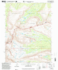 Download a high-resolution, GPS-compatible USGS topo map for Kings Peak, UT (1999 edition)