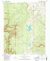 Download a high-resolution, GPS-compatible USGS topo map for Kolob Reservoir, UT (1981 edition)