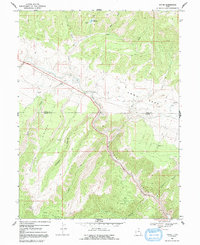 Download a high-resolution, GPS-compatible USGS topo map for Kyune, UT (1991 edition)