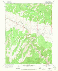 Download a high-resolution, GPS-compatible USGS topo map for Kyune, UT (1971 edition)