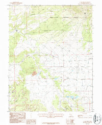 Download a high-resolution, GPS-compatible USGS topo map for La Sal  West, UT (1987 edition)