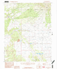Download a high-resolution, GPS-compatible USGS topo map for La Sal West, UT (1987 edition)